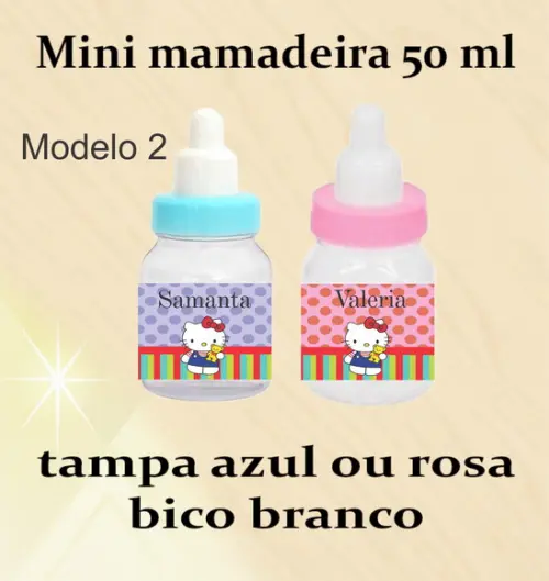Mini Mamadeira-hello Kitty