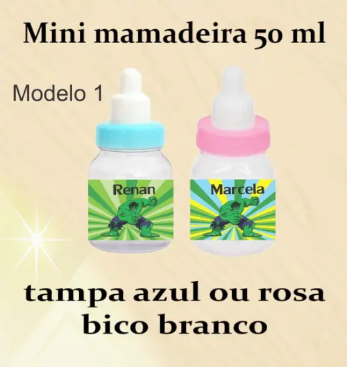 Mini Mamadeira-hulk