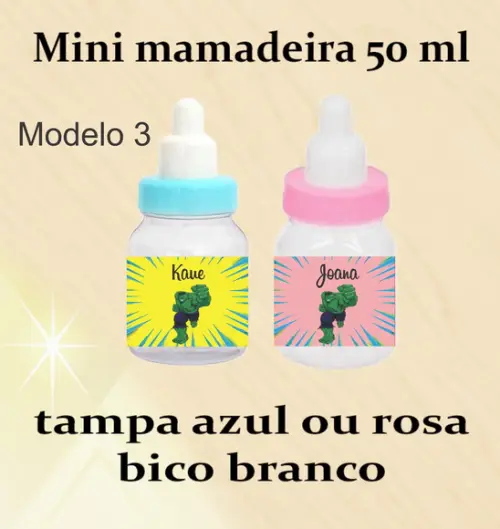 Mini Mamadeira-hulk