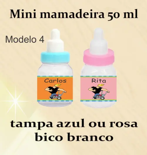 Mini Mamadeira-johnny Bravo