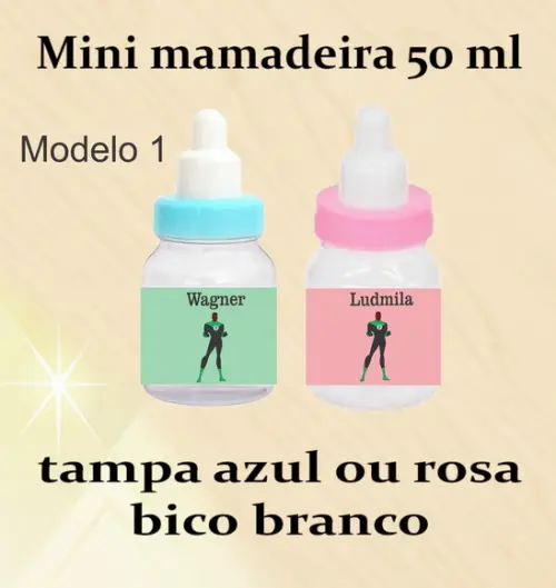 Mini Mamadeira-lanterna Verde