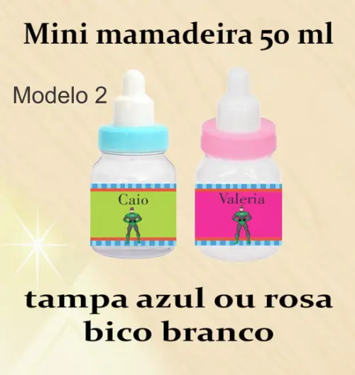 Mini Mamadeira-lanterna Verde