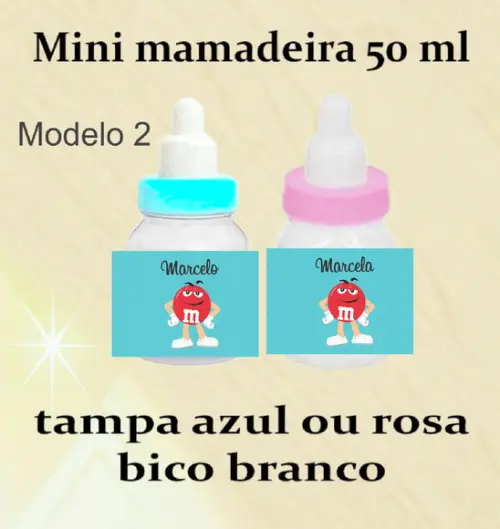 Mini Mamadeira-m&m