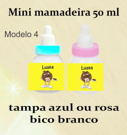 Mini Mamadeira-m&m