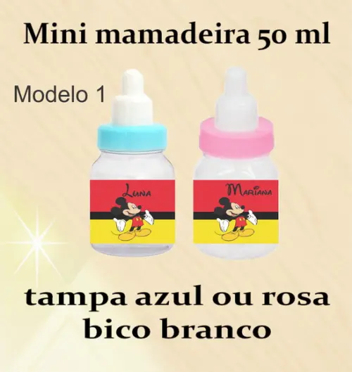 Mini Mamadeira-mickey