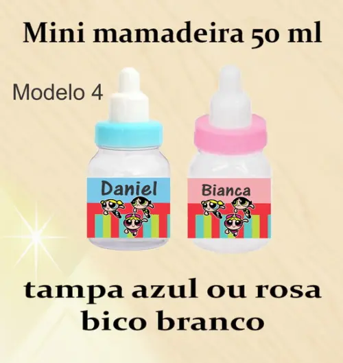 Mini Mamadeira-meninas Poderosas