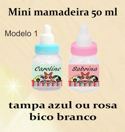 Mini Mamadeira-meninas Poderosas