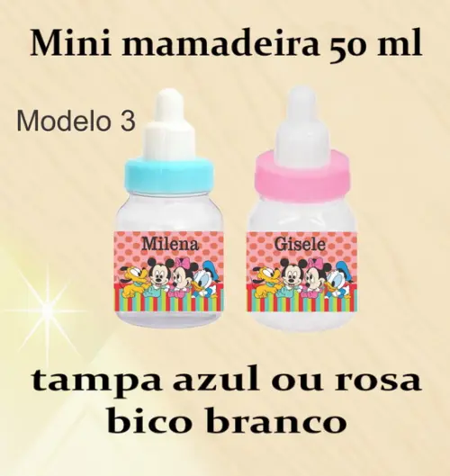 Mini Mamadeira-mickey Baby