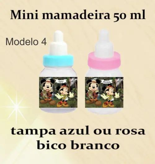 Mini Mamadeira-mickey Safari