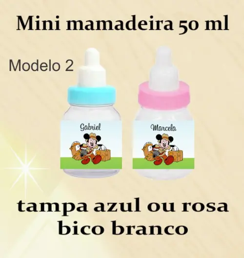 Mini Mamadeira-mickey Safari