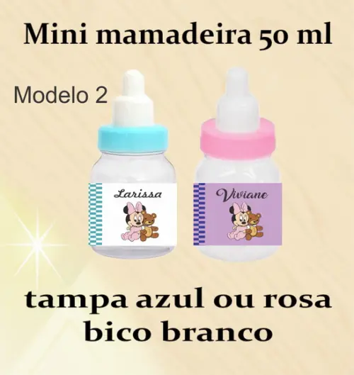 Mini Mamadeira-mickey Baby