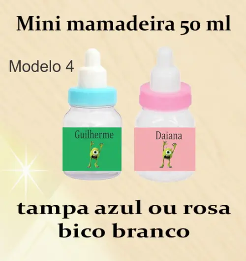 Mini Mamadeira-mike Wazowski