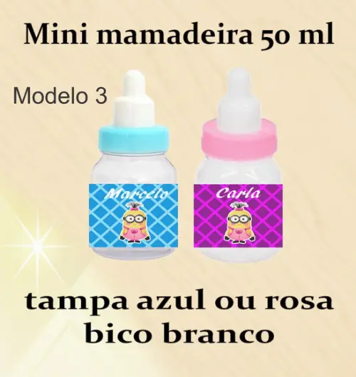 Mini Mamadeira-minions