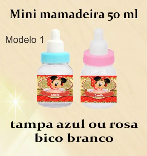 Mini Mamadeira-minnie Realeza