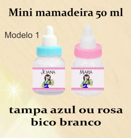 Mini Mamadeira-mulan