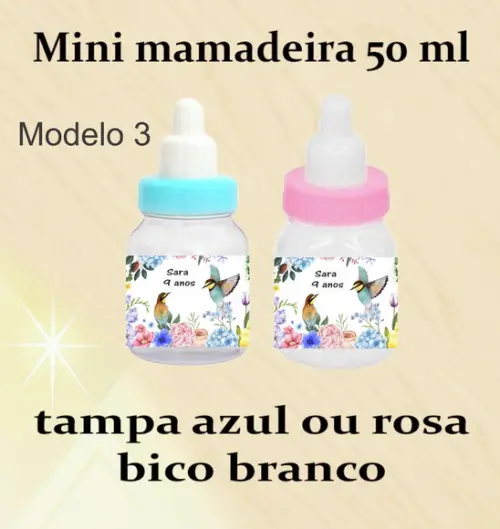 Mini Mamadeira-passarinho