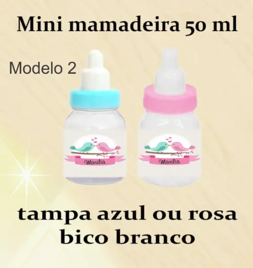 Mini Mamadeira-passarinho