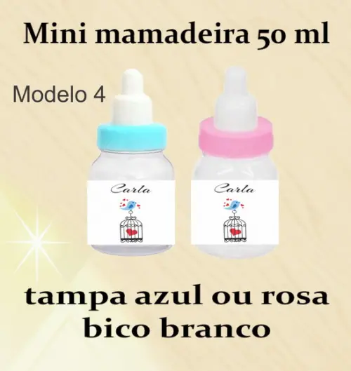 Mini Mamadeira-passarinho