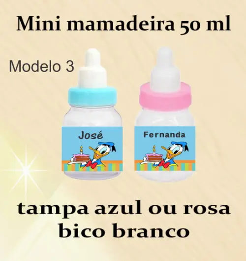 Mini Mamadeira-pato Donald