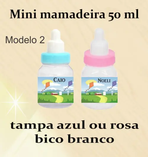 Mini Mamadeira-pipa e Catavento