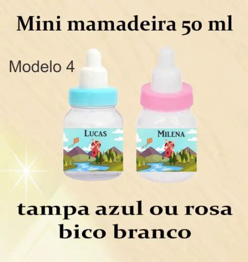 Mini Mamadeira-pipa e Catavento