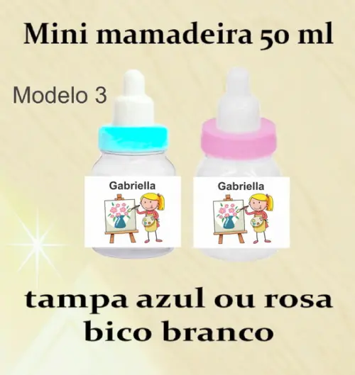 Mini Mamadeira-pintando o 7