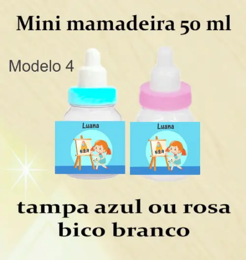 Mini Mamadeira-pintando o 7