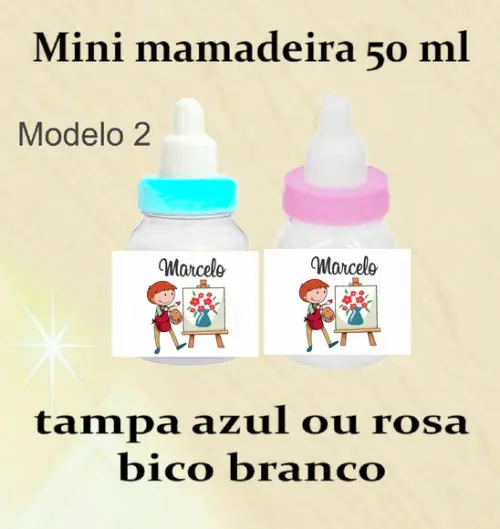 Mini Mamadeira-pintando o 7