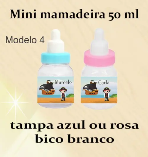 Mini Mamadeira-pirata