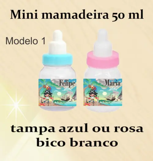 Mini Mamadeira-pirata
