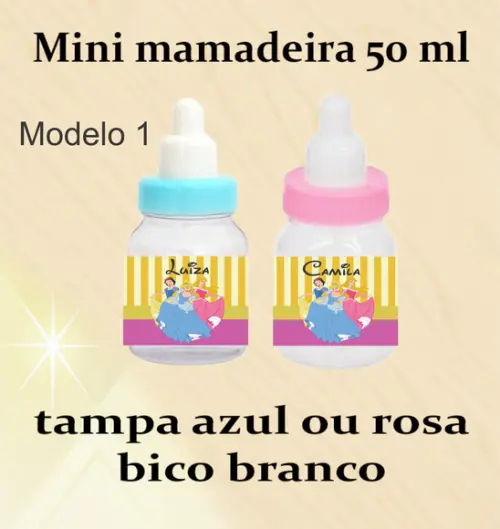 Mini Mamadeira-princesas