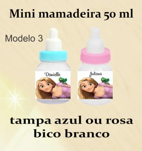 Mini Mamadeira-rapunzel
