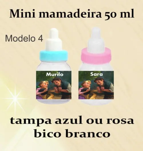 Mini Mamadeira-rapunzel