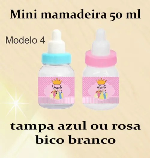 Mini Mamadeira-princesas