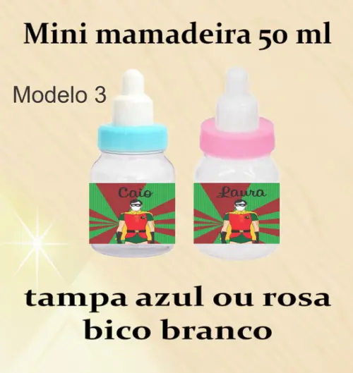 Mini Mamadeira-robin
