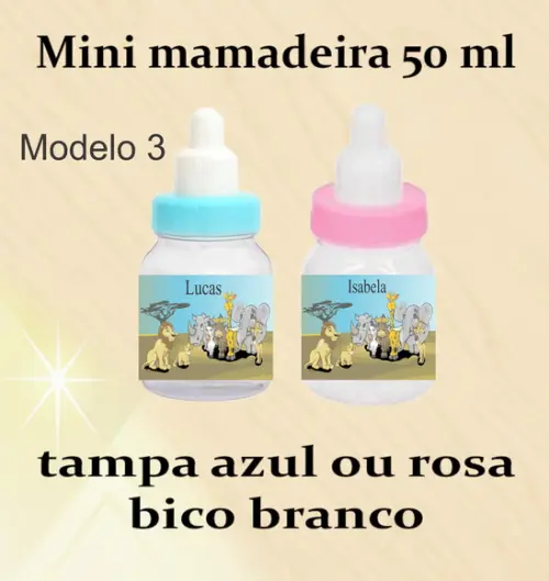 Mini Mamadeira-safari