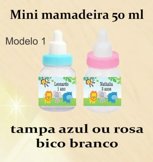 Mini Mamadeira-safari