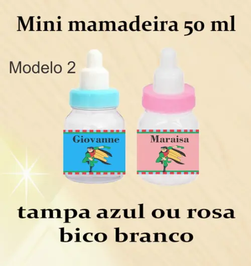 Mini Mamadeira-robin
