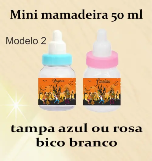 Mini Mamadeira-scooby Doo