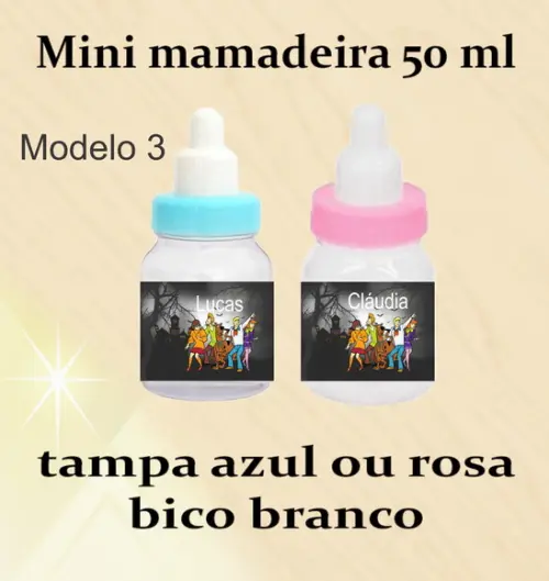 Mini Mamadeira-scooby Doo