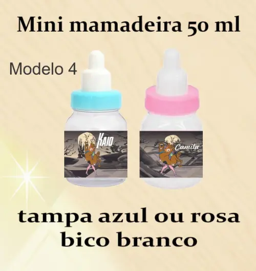 Mini Mamadeira-scooby Doo
