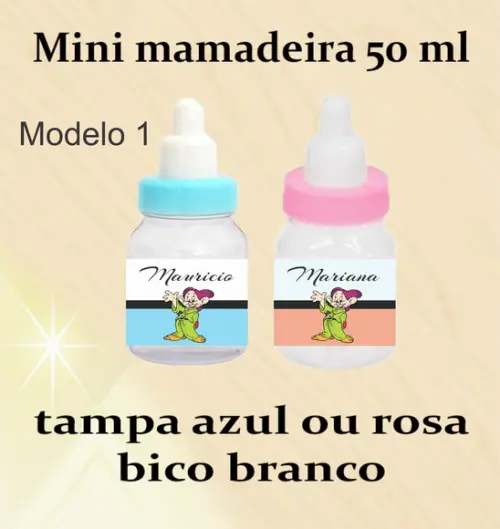 Mini Mamadeira-sete Anões