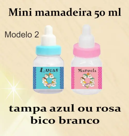 Mini Mamadeira-sete Anões