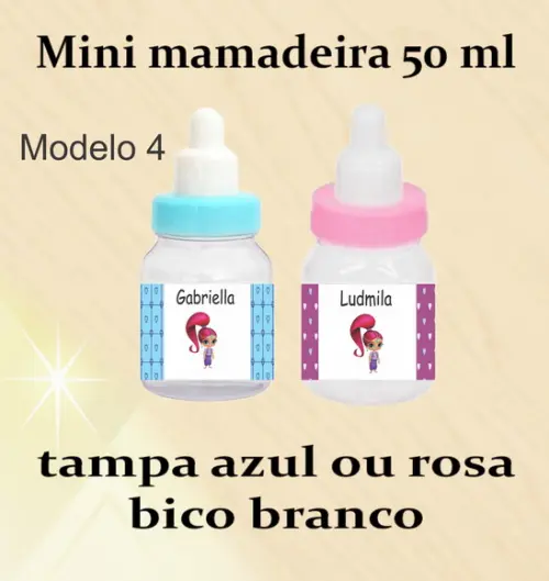 Mini Mamadeira-shimmer Shine