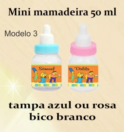 Mini Mamadeira-simpson