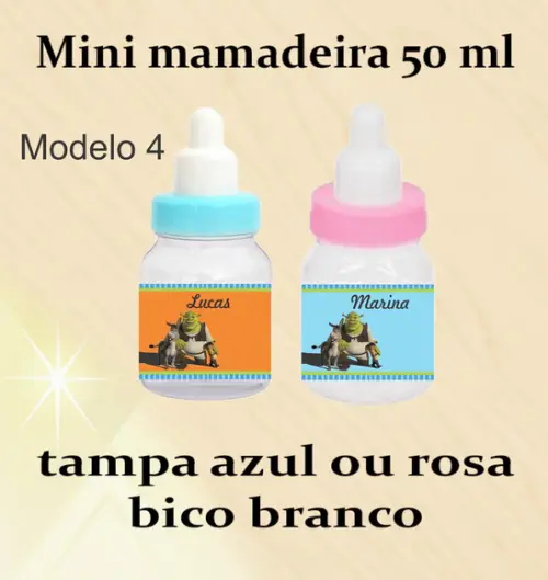 Mini Mamadeira-shrek