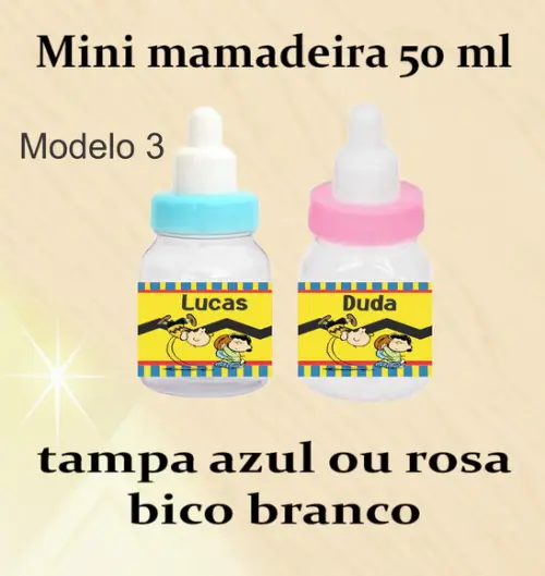 Mini Mamadeira-snoopy