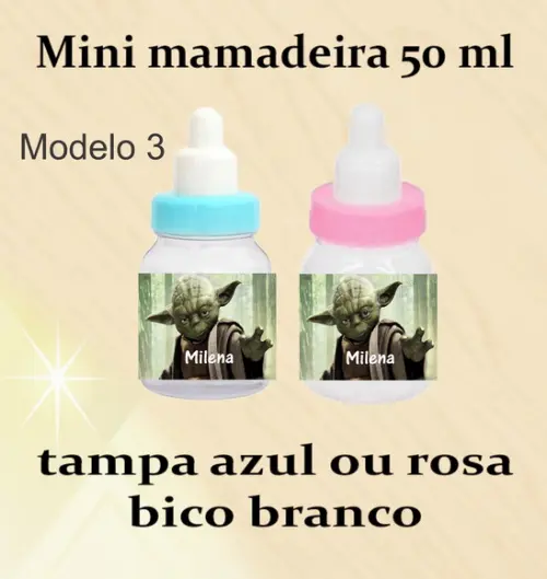 Mini Mamadeira-starwars