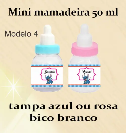 Mini Mamadeira-stitch e Lilo