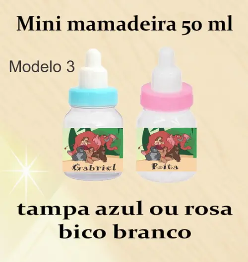 Mini Mamadeira-tarzan